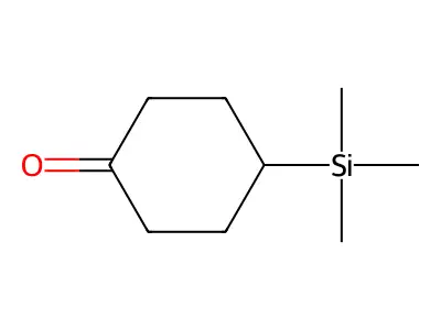 4-(Trimethylsilyl)cyclohexanone structure