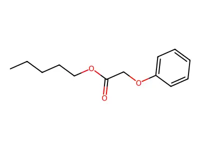 Pentyl phenoxyacetate structure
