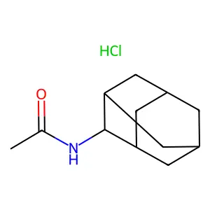 Acetamide, N-(2-adamantyl)-, hydrochloride structure