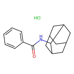 Benzamide, N-(2-adamantyl)-, hydrochloride structure