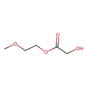 2-Methoxyethyl hydroxyacetate structure