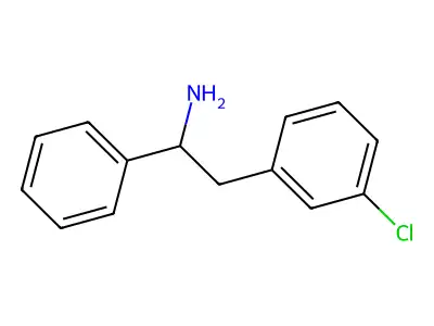 3-Chloro-I+/--phenylbenzeneethanamine structure