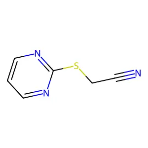 2-(2-Pyrimidinylsulfanyl)acetonitrile structure