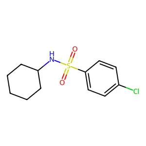 4-chloro-N-cyclohexylbenzenesulfonamide structure