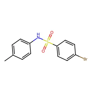 4-bromo-N-(4-methylphenyl)benzenesulfonamide structure