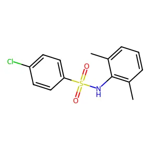 4-chloro-N-(2,6-dimethylphenyl)benzenesulfonamide structure