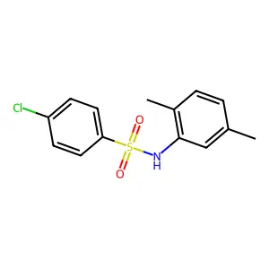 4-chloro-N-(2,5-dimethylphenyl)benzenesulfonamide structure