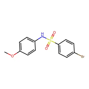 4-Bromo-N-(4-methoxyphenyl)benzenesulfonamide structure