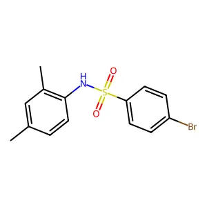 4-溴-N-(2,4-二甲基苯基)苯磺酰胺 structure