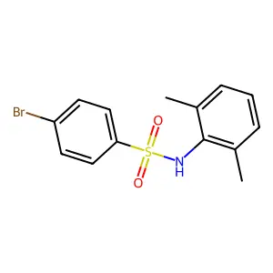 4-bromo-N-(2,6-dimethylphenyl)benzenesulfonamide structure