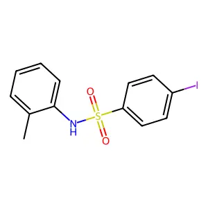 4-iodo-N-(2-methylphenyl)benzenesulfonamide structure