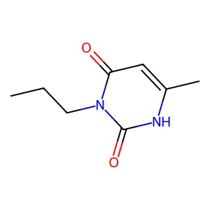 Uracil, 6-methyl-4-propyl- structure