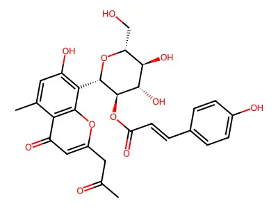 Aloe resin A structure