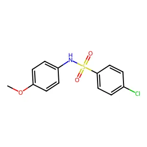 4-chloro-N-(4-methoxyphenyl)benzenesulfonamide structure