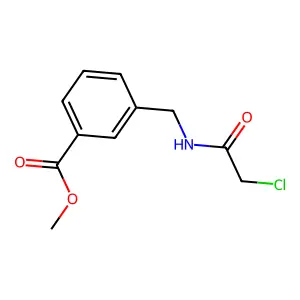 Methyl 3-{[(chloroacetyl)amino]methyl}benzoate structure
