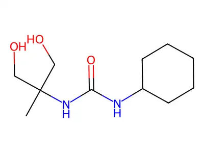 N-Cyclohexyl-N'-(2-hydroxy-1-(hydroxymethyl)-1-methylethyl)urea structure