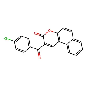 2-(4-Chlorobenzoyl)-3H-naphtho[2,1-b]pyran-3-one structure