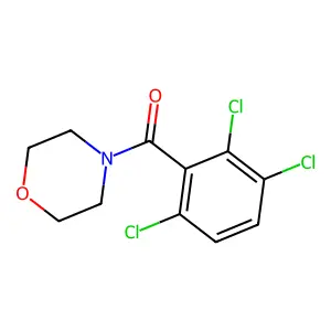 Morpholin-4-yl 2,3,6-trichlorophenyl ketone structure