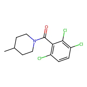4-Methyl-1-(2,3,6-trichlorobenzoyl)piperidine structure