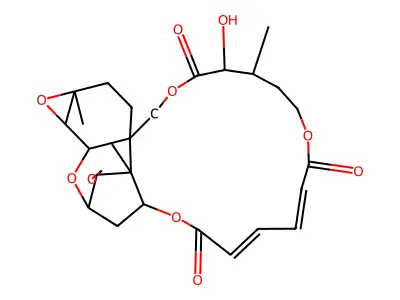 疣孢菌素A 9,10-环氧化物 structure