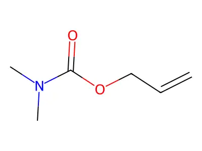 烯丙基-N,N-二甲基氨基甲酸酯 structure