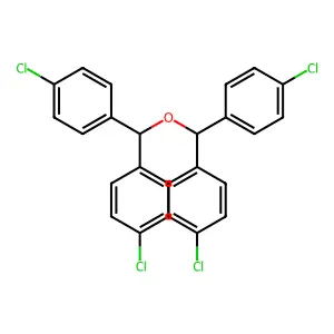 1-[Bis(4-chlorophenyl)methoxy-(4-chlorophenyl)methyl]-4-chlorobenzene structure