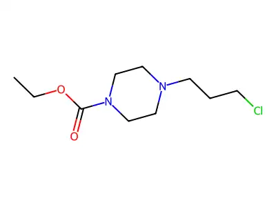 Ethyl 4-(3-chloropropyl)piperazine-1-carboxylate structure