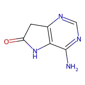 4-amino-5H-pyrrolo[3,2-d]pyrimidin-6(7H)-one structure