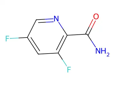 3,5-Difluoropyridine-2-carboxamide structure