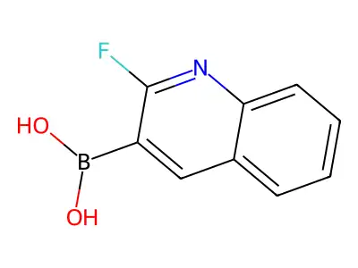 2-Fluoroquinoline-3-boronic acid structure