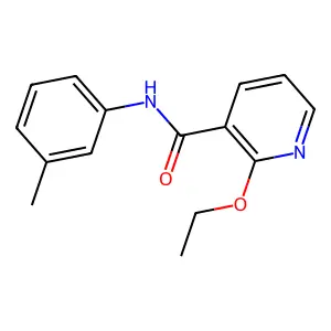 3-Pyridinecarboxamide,2-ethoxy-n-(3-methylphenyl)- structure