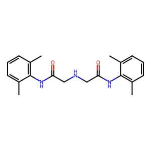 2,2'-Iminobis(N-(2,6-dimethylphenyl)acetamide) structure