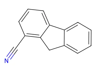 1-Fluorenecarbonitrile structure
