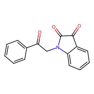 1-(2-Oxo-2-phenyl-ethyl)-1H-indole-2,3-dione structure