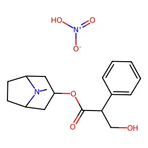 硝酸阿托品 structure