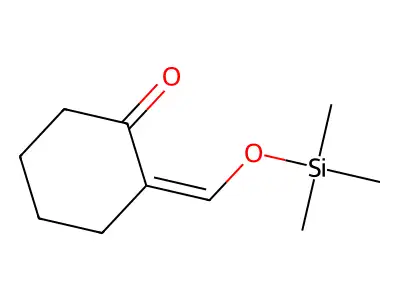 2-(Trimethylsilyloxymethylidene)cyclohexan-1-one structure