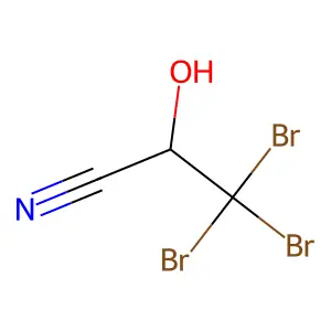 3,3,3-Tribromo-2-hydroxypropanenitrile structure