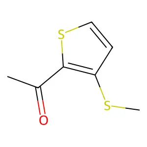 1-(3-Methylsulfanylthiophen-2-yl)ethanone structure