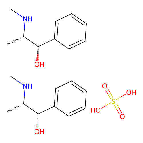 Pseudoephedrine Sulfate structure
