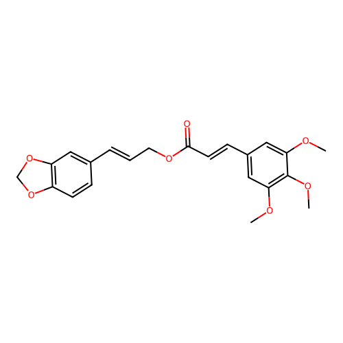 [(E)-3-(1,3-benzodioxol-5-yl)prop-2-enyl] (Z)-3-(3,4,5-trime structure