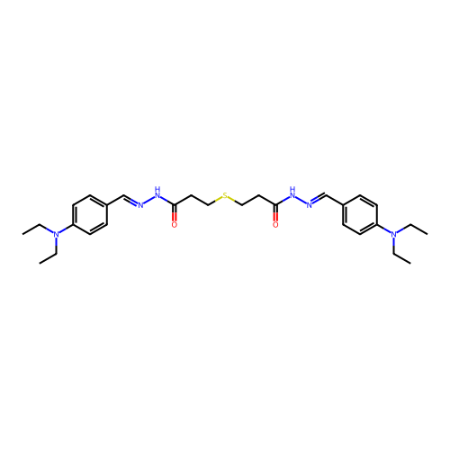 N-[(E)-[4-(diethylamino)phenyl]methylideneamino]-3-[3-[(2Z)- structure