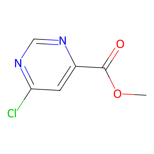 Methyl 6-chloropyrimidine-4-carboxylate structure