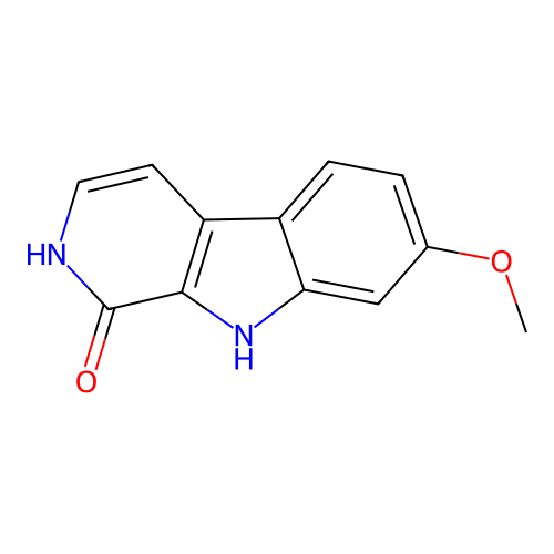 7-Methoxy-2,9-dihydro-1h-pyrido[3,4-b]indol-1-one structure