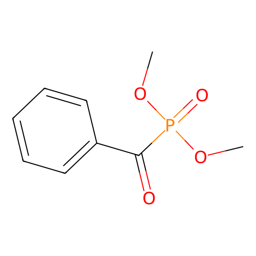 Dimethyl benzoylphosphonate structure