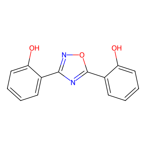 2-[5-(2-Hydroxyphenyl)-1,2,4-oxadiazol-3-yl]phenol structure