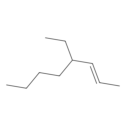(2E)-4-Ethyl-2-octene structure