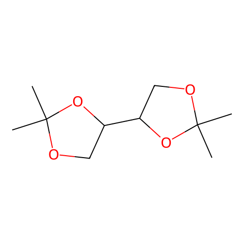 4,4'-Bi-1,3-dioxolane, 2,2,2',2'-tetramethyl- structure