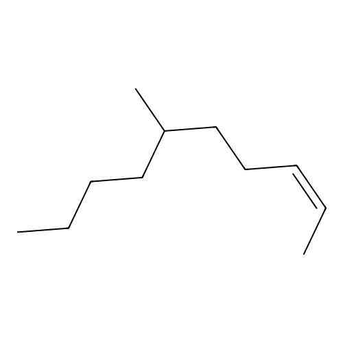 2-Decene, 6-methyl-, (Z)- structure