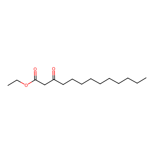 Ethyl 3-oxotridecanoate structure