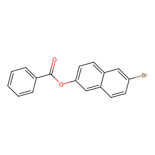 6-Bromo-2-naphthylbenzoate structure